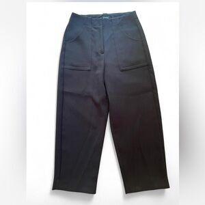 Frank and Oak size 8 black dress pants thick fabric cargo pants women’s
